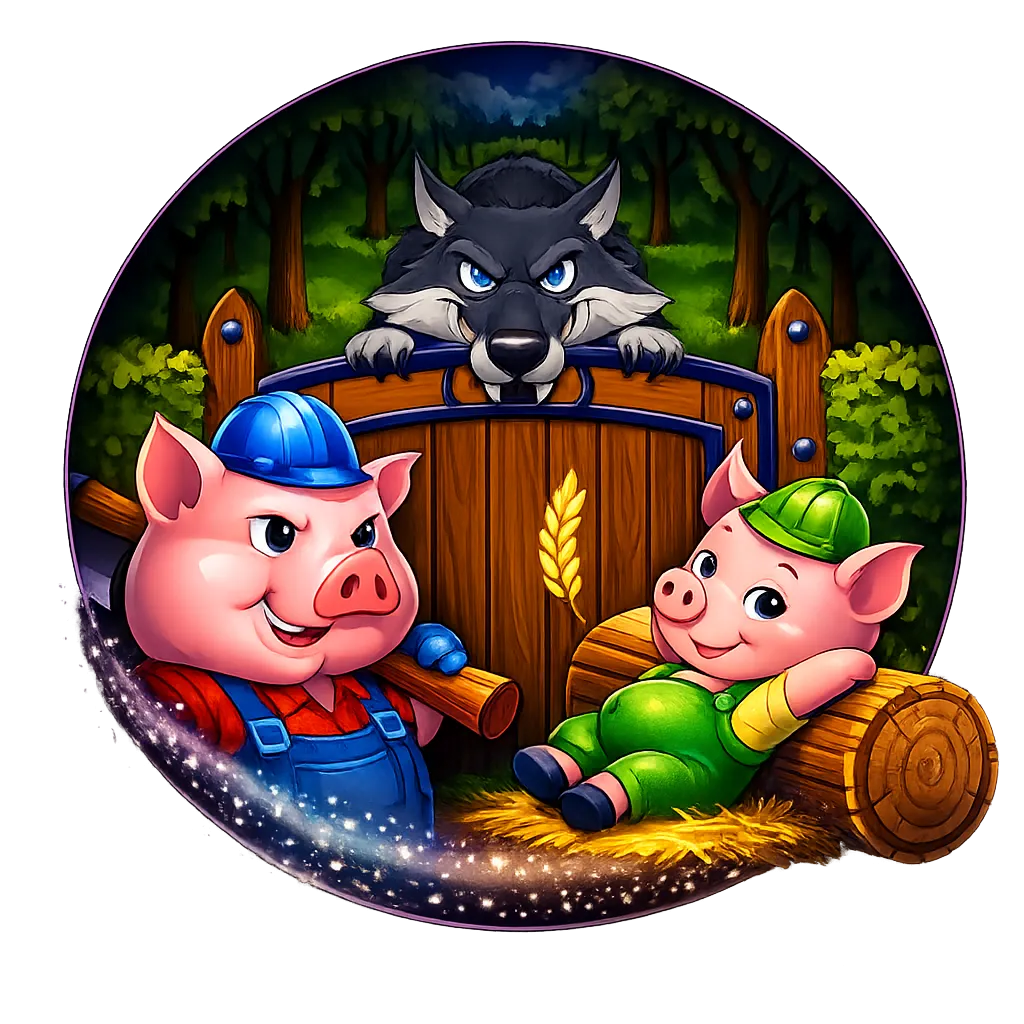 Piggy and wolf